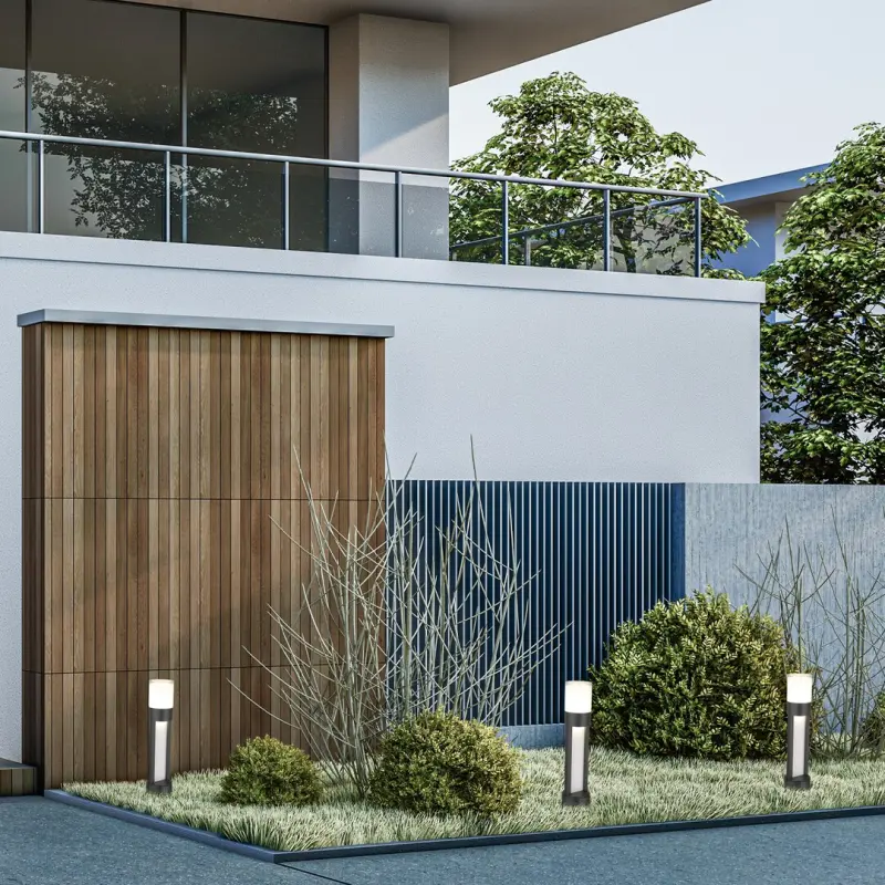 Záhradné svietidllo Rabalux 77131 LED 12W 720lm 3000K 230V IP44 stlpik 50cm čierne